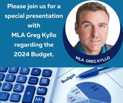 MLA Kyllo Budget presentation - 1