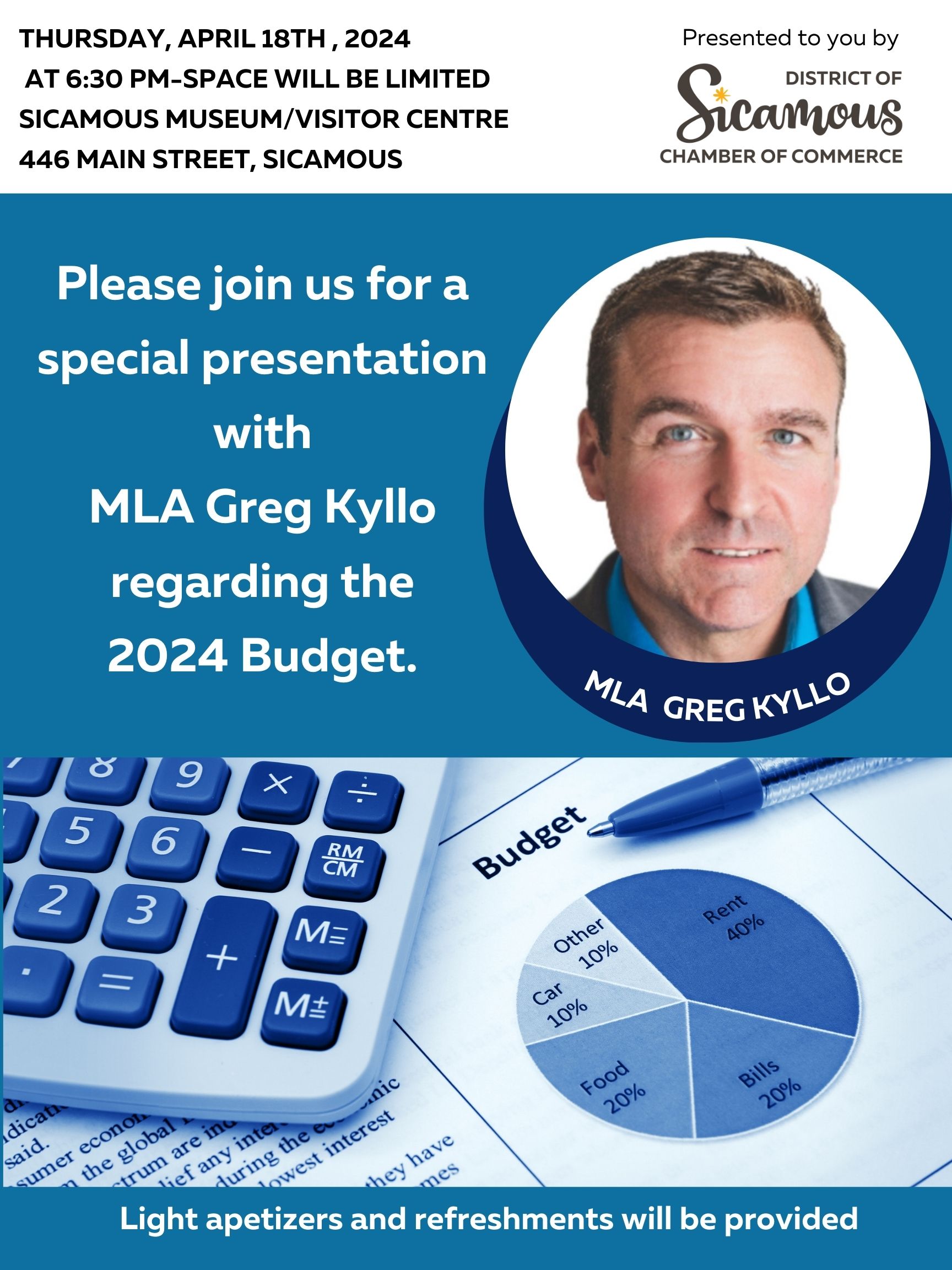 MLA Kyllo Budget presentation - 1