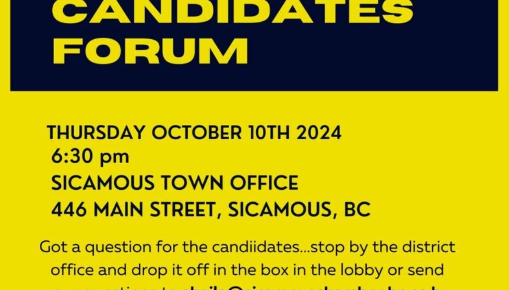 ALL CANDIDATES FORUM