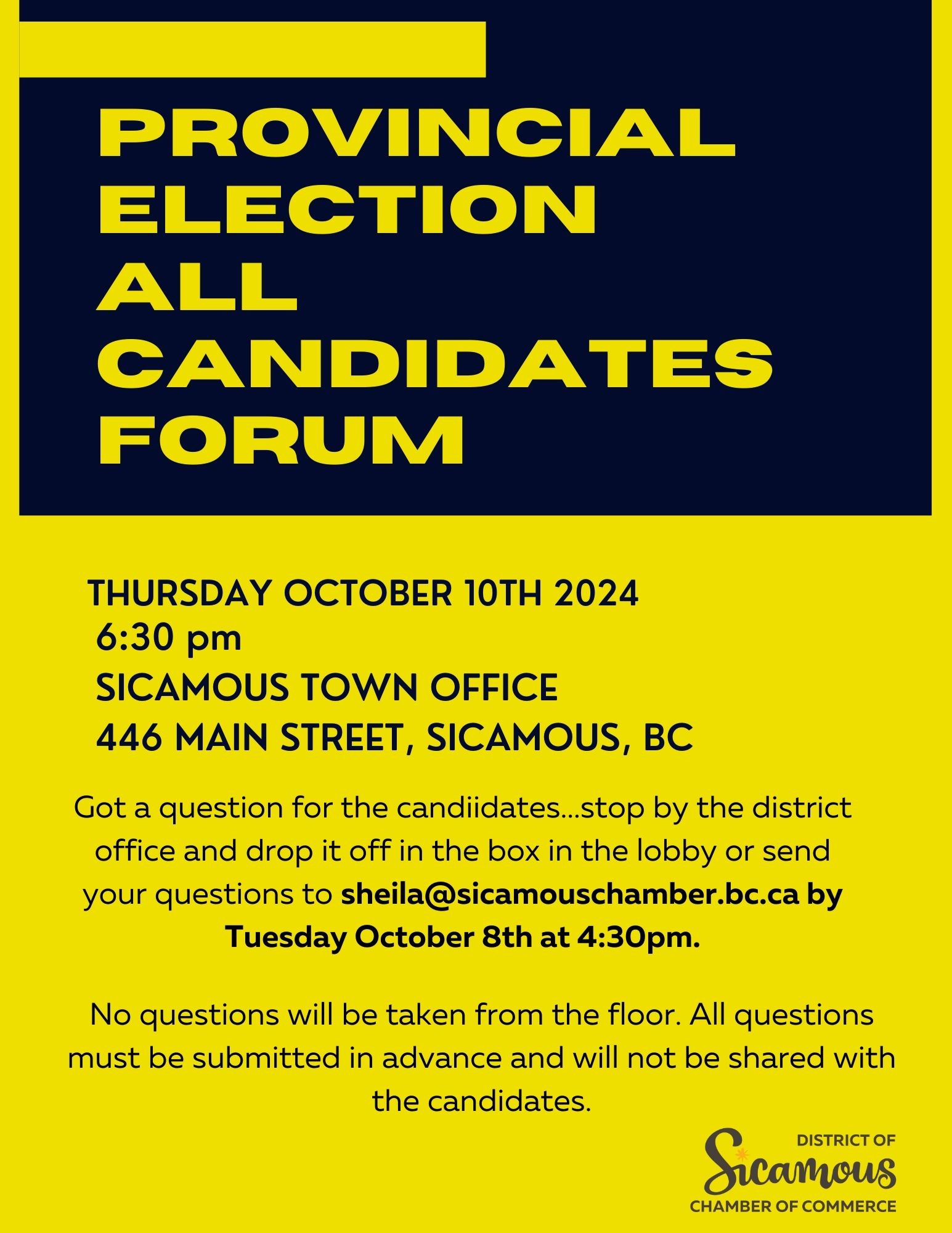 ALL CANDIDATES FORUM