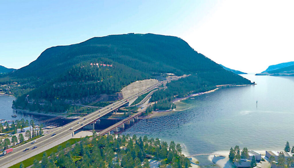 Shuswap picture of Sicamous Bridge Project