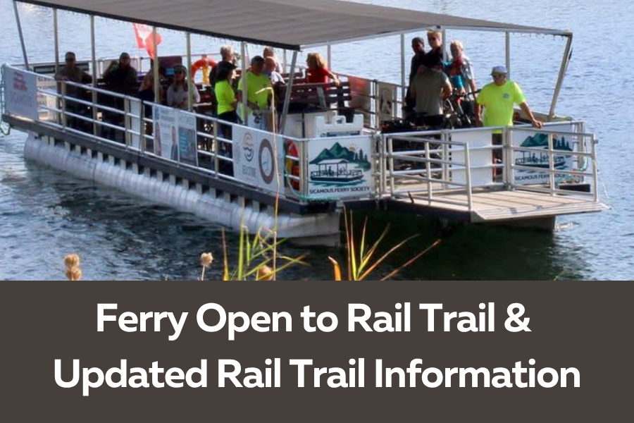 Rail Trail & Ferry Information Sicamous 2026