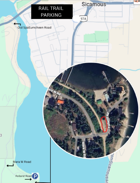 Rail Trail Folland Rd Parking