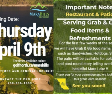 MaraHills Golf Open Sicamous