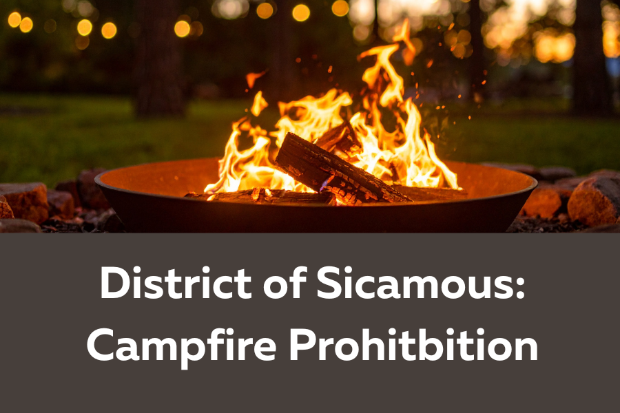 Sicamous Campfire Prohibition